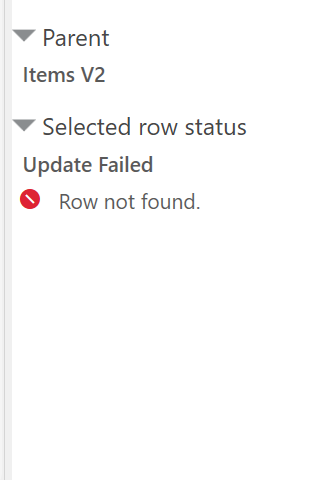 Unable to update item EFF through Oracle Visual Builder — Cloud ...