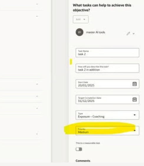 Measurements not editable in performance document — Cloud Customer Connect