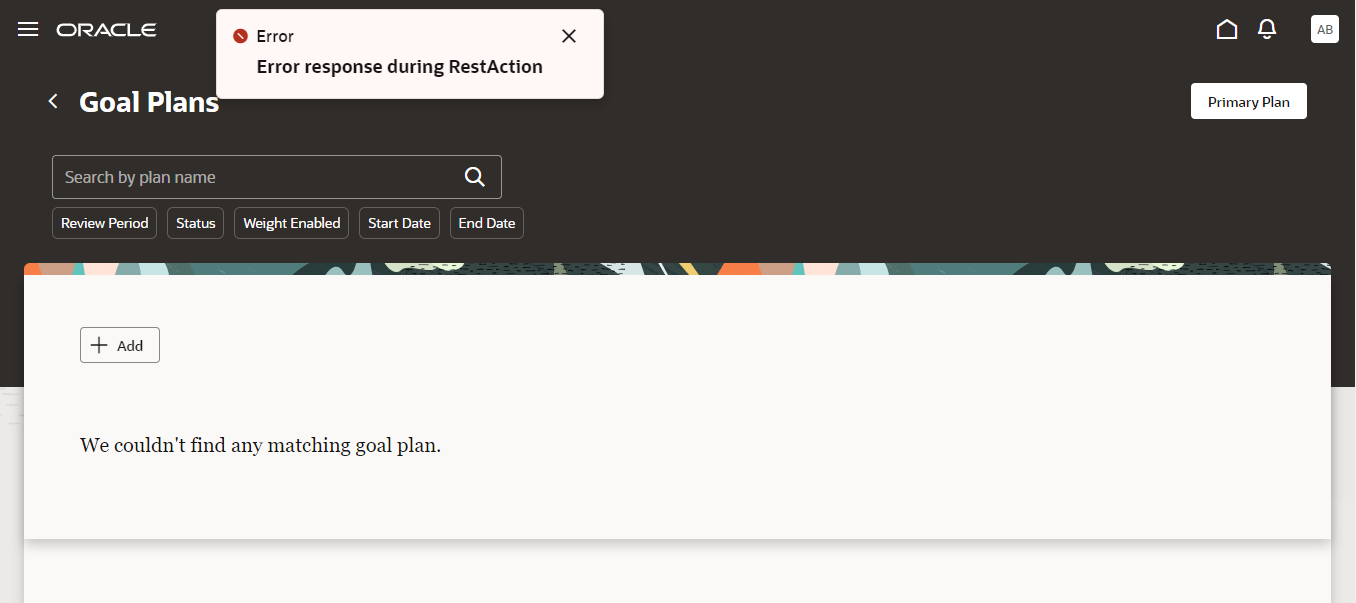 Goal plan couldn't be uploaded because of missing data — Cloud Customer ...
