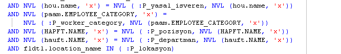 How should I define all parameters as multiple selection in sql report ...