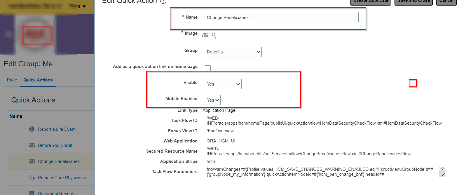Change Beneficiaries Tile is not visible — Cloud Customer Connect