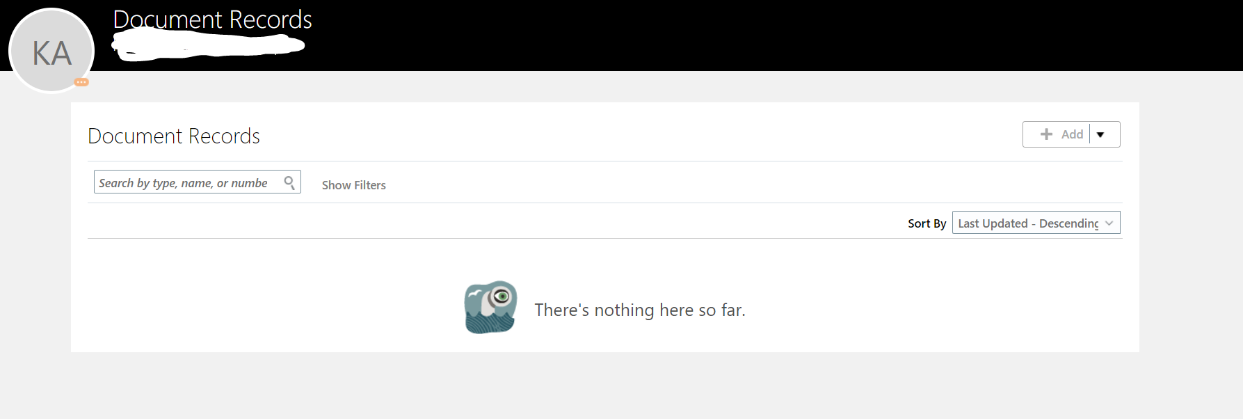 Employee not able to view document record — Cloud Customer Connect
