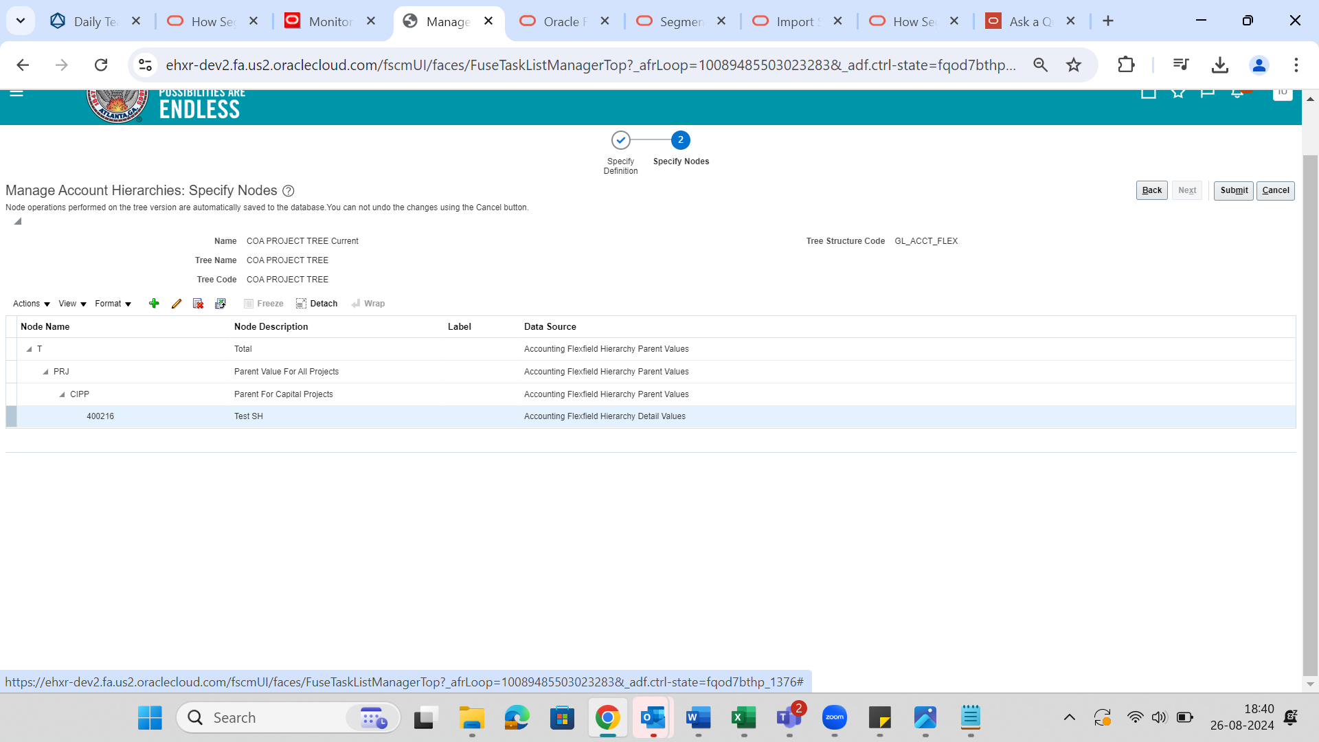 Unable to successfully import hierarchy — Cloud Customer Connect