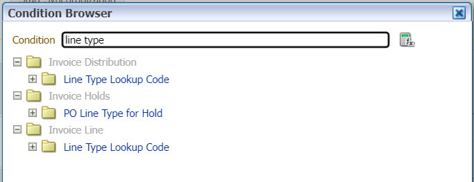 Create AP Invoice approval rule based on PO Line Type value — Cloud ...