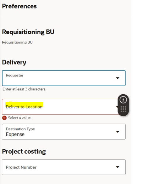How to rename deliver to location field name in RSSP Requisition ...