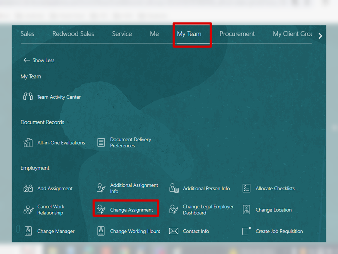 Error when load list of position in Change Assignment — Cloud Customer ...