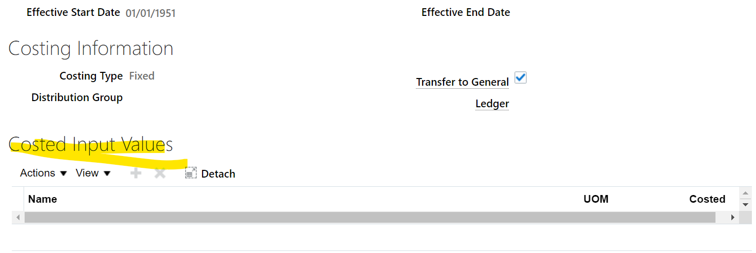 HDL: Element Costing> Input Value not getting created — Cloud Customer ...