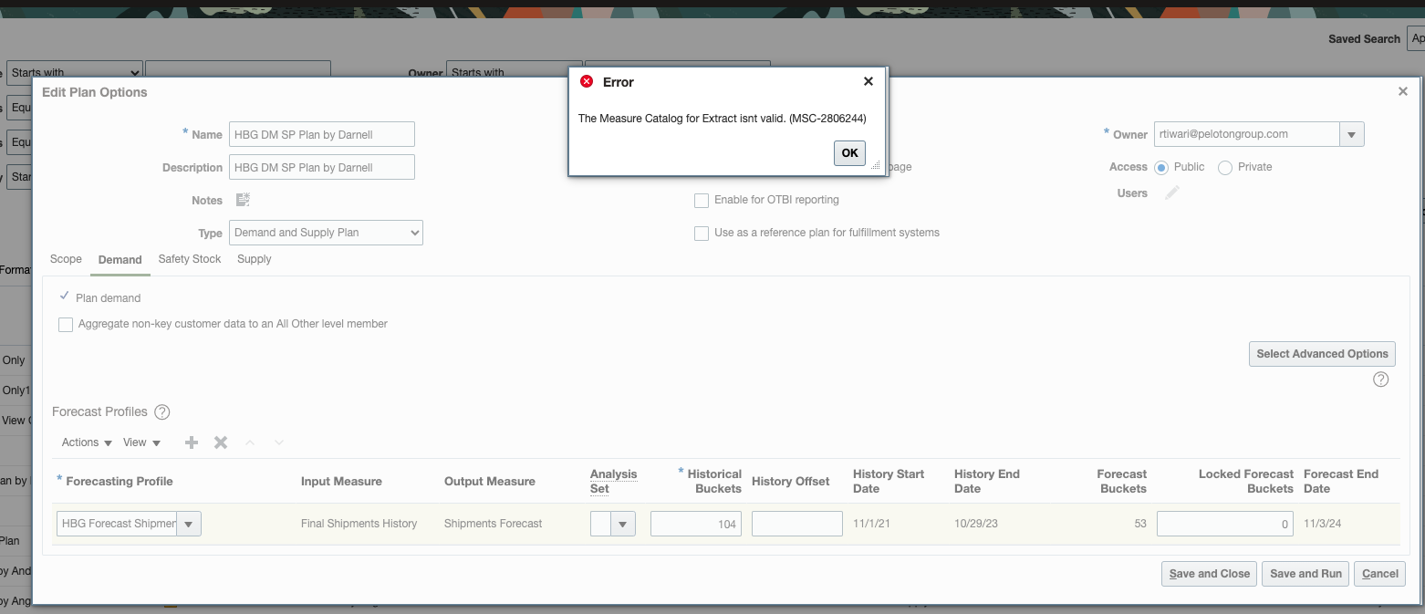 The Measure Catalog for Extract isnt valid. (MSC2806244) — Cloud