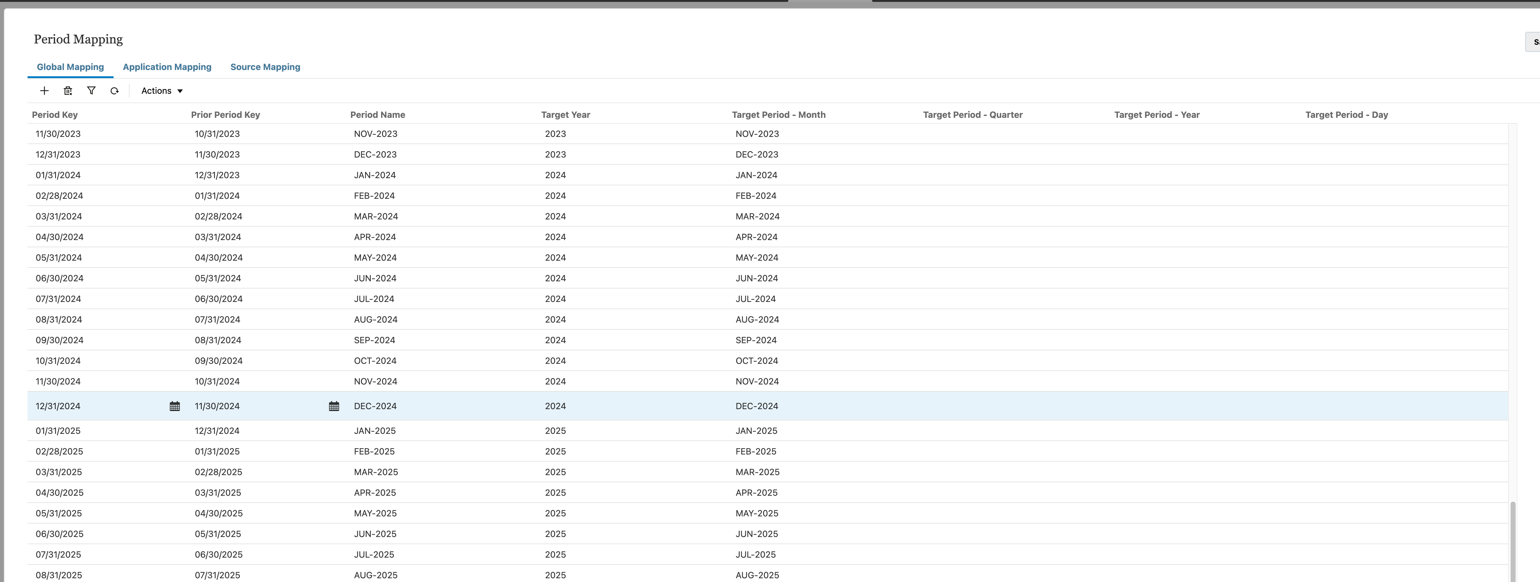Period mapping in arcs for loading fccs balance cloud customer connect