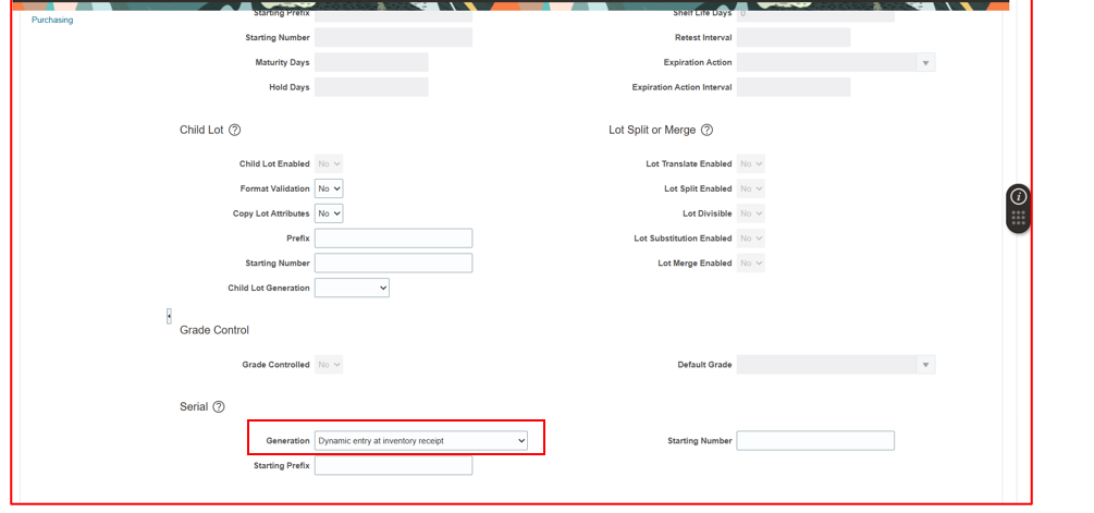 why Standard Pick Slip report on work execution Do not reported Serial ...