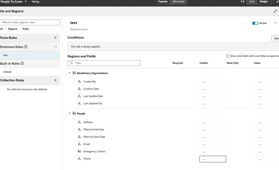 Redwood People to Cover page need to hide additional sections — Cloud ...