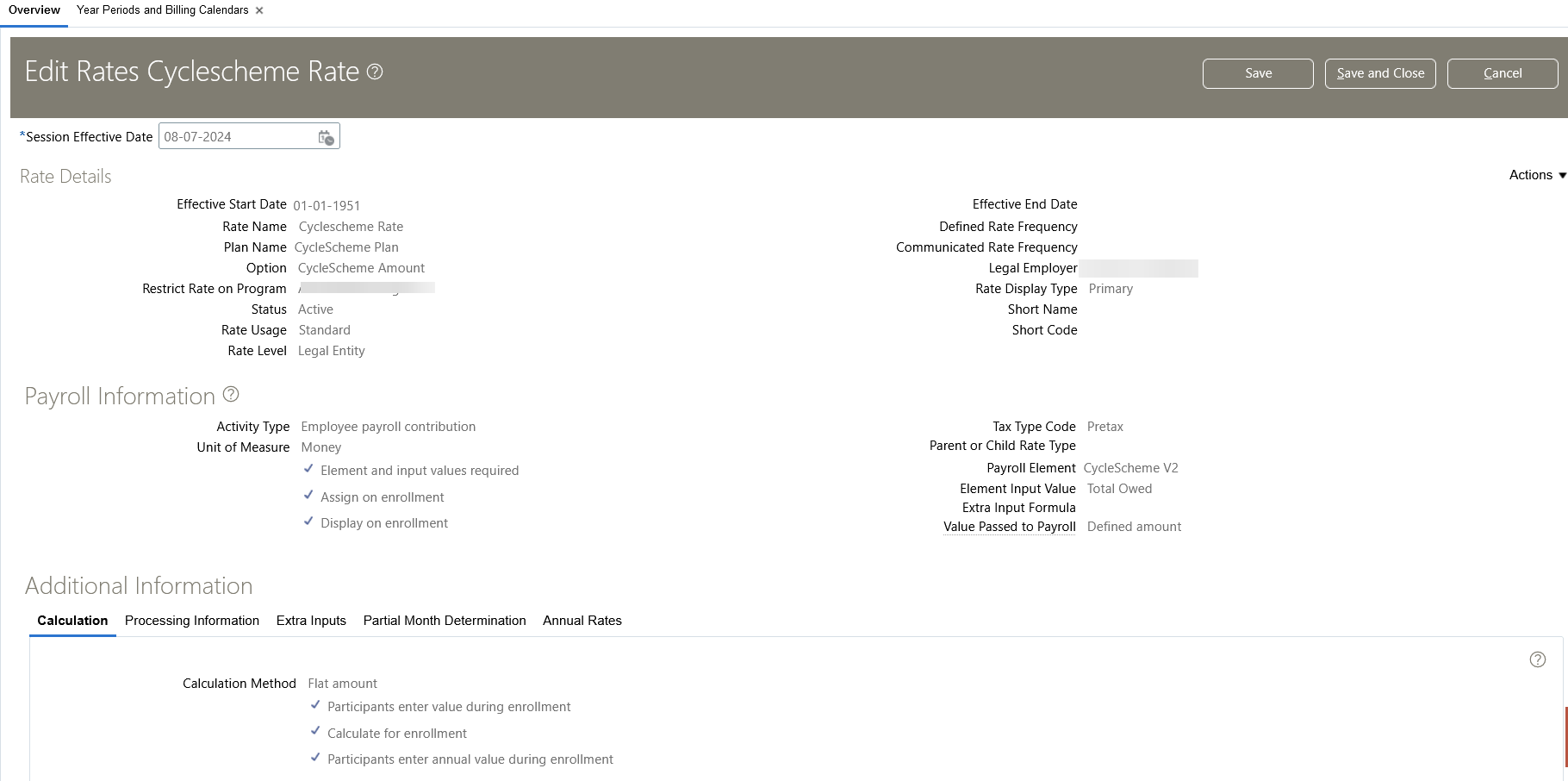 Benefits displaying incorrect communicated rate. — Cloud Customer Connect