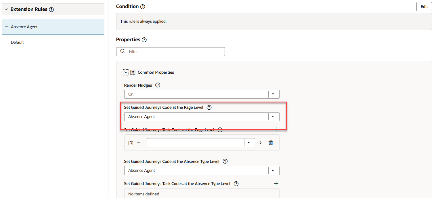 AI Absence Agent not showing at page level — Cloud Customer Connect