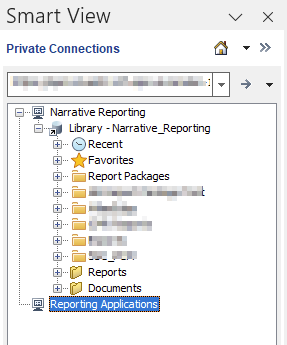 Narrative Reporting mapping Reporting Application in Smartview — Cloud ...