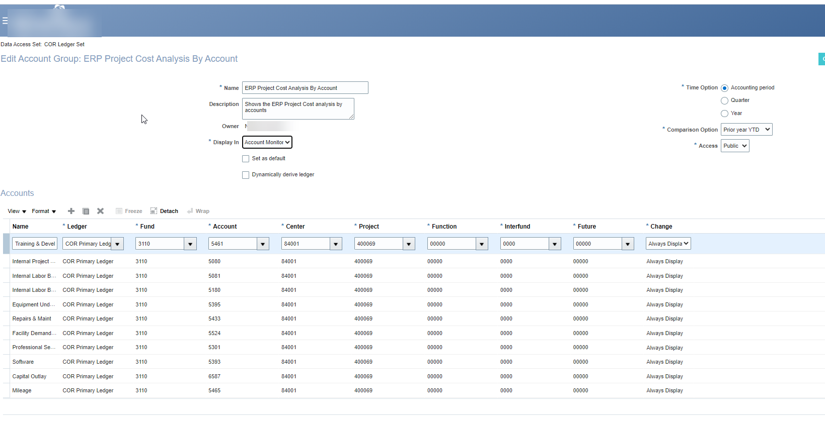 How to Delete public Account Groups on General Accounting Dashboard ...