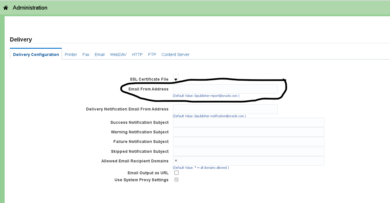 How to get 'Email From Address' in query? — Cloud Customer Connect
