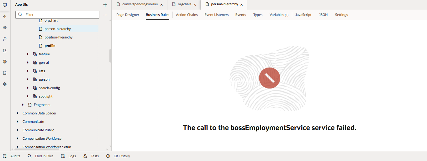 The call to the bossEmploymentService service failed. — Cloud Customer ...