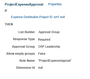 Project related expense report should go to approval to an Approval ...