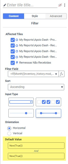 Dynamic Filter in Dashboard — Cloud Customer Connect