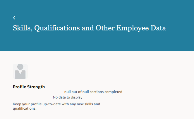 null out of null sections completed message in redwood skills and ...