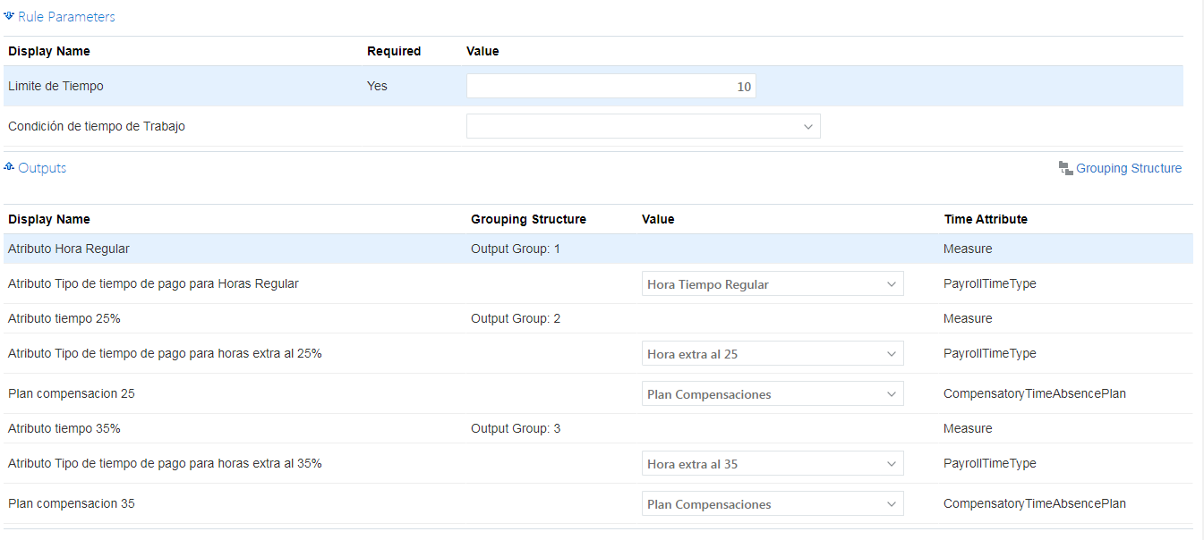 Send balance from multiple output to Compensatory Absence plan through ...
