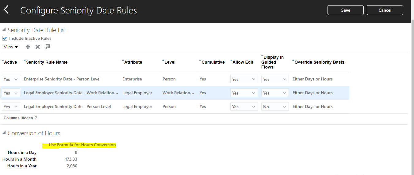 How to attach Fast Formula to delivered Seniority dates rules in V3 ...