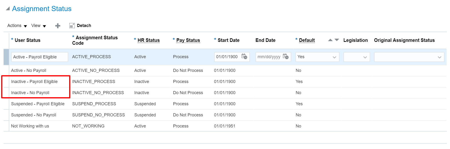 How will I active assignment status when it's already inactive — Cloud ...