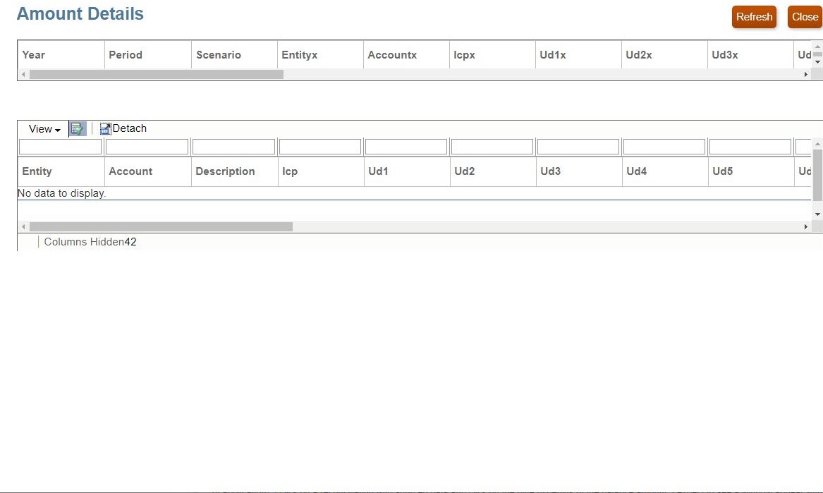 Drill Through from ARCS to Cloud GL to a Blank Page — Cloud Customer ...