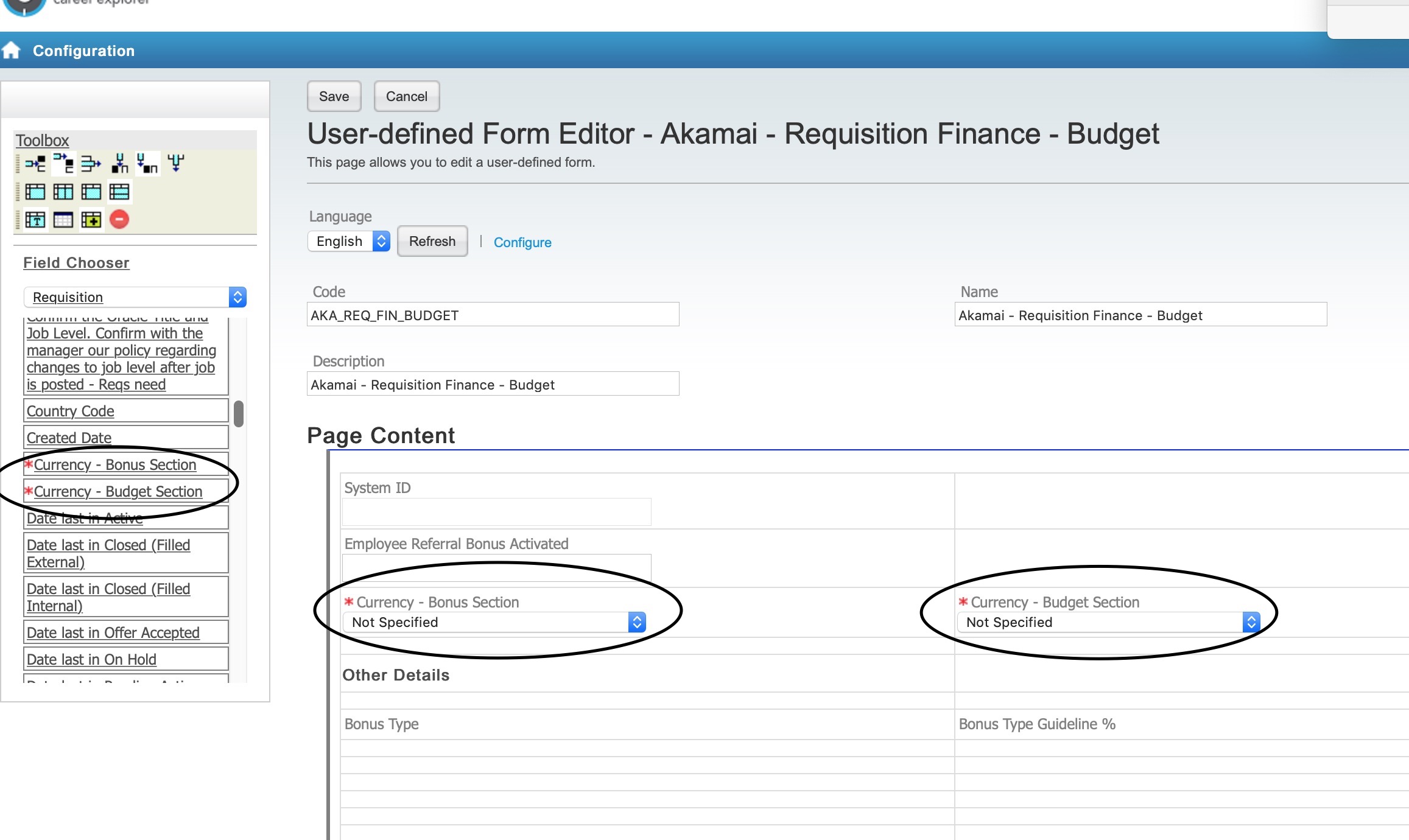 Unable to add User defined fields to User defined Forms — Cloud ...