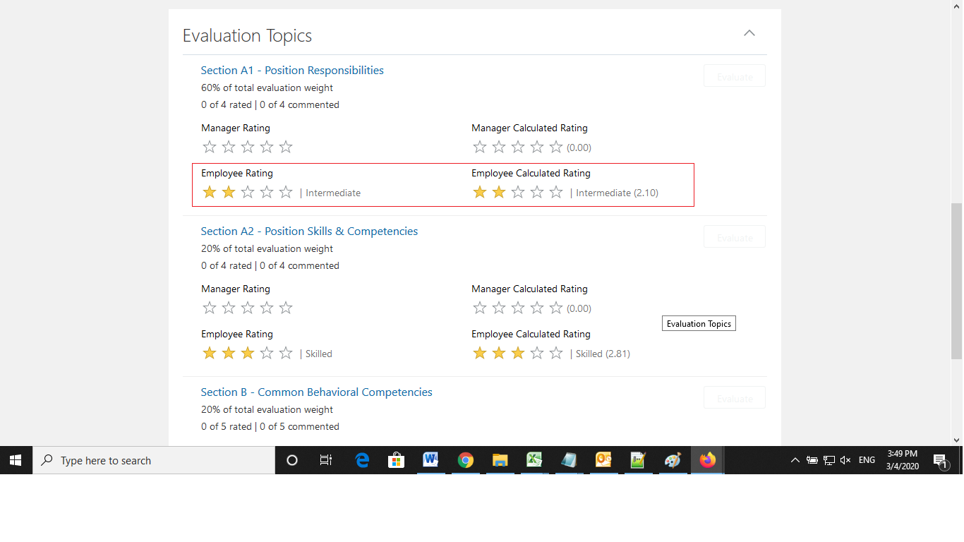 Performance Redesigned UX > Possibility to hide Worker Rating for ...