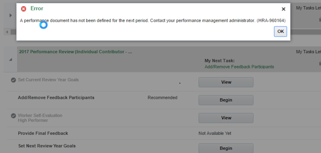 How to Set next year goals in Performance Review Document — Cloud ...