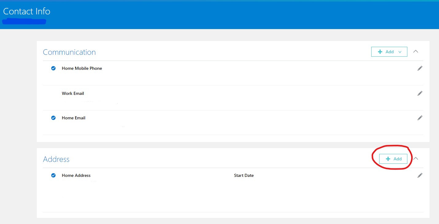 Hide the Add Address button — Cloud Customer Connect