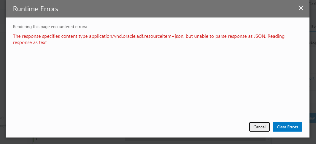 Getting an Error while calling Oracle SAAS REST API from VBCS App ...