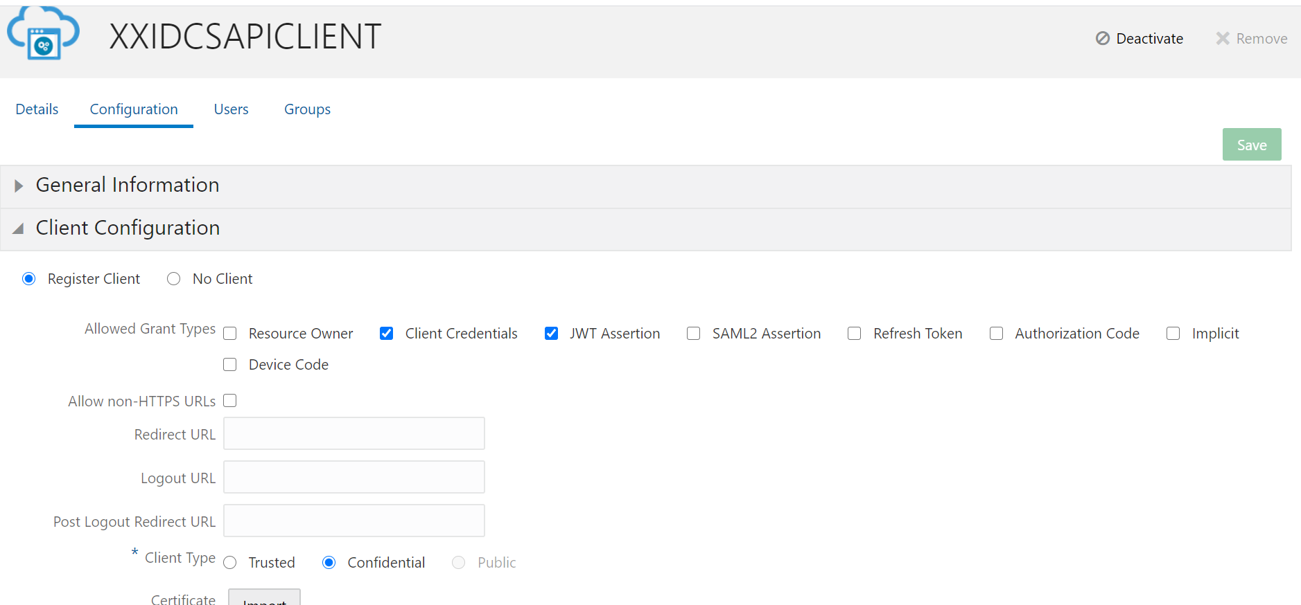 IDCS Rest API Access using OIC Integration — Cloud Customer Connect