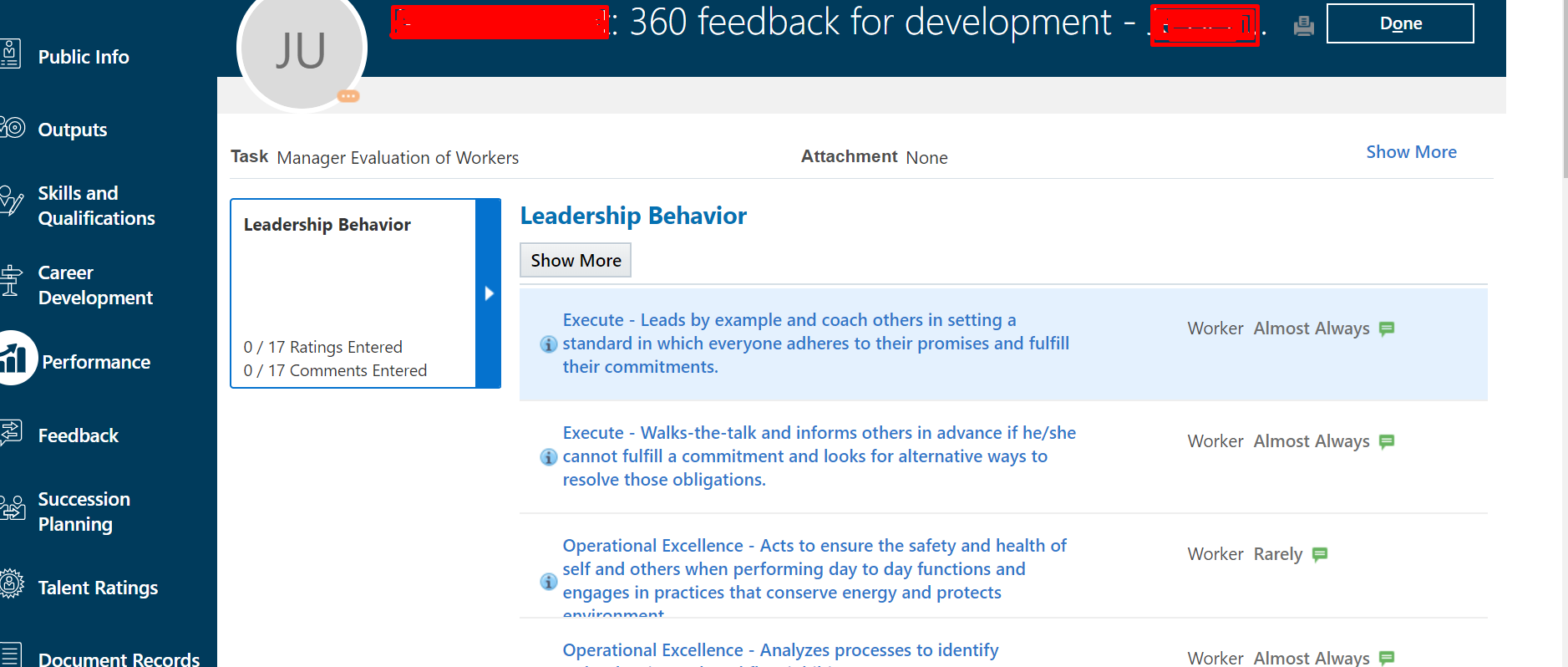 Manager is not able to submit manager evaluation of worker — Cloud ...