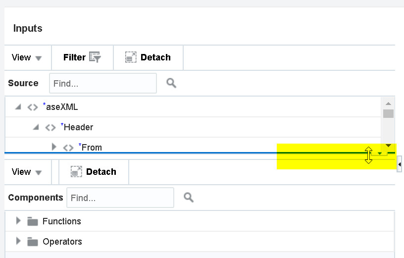 Improve re-sizing function of the local variables window pane in ...