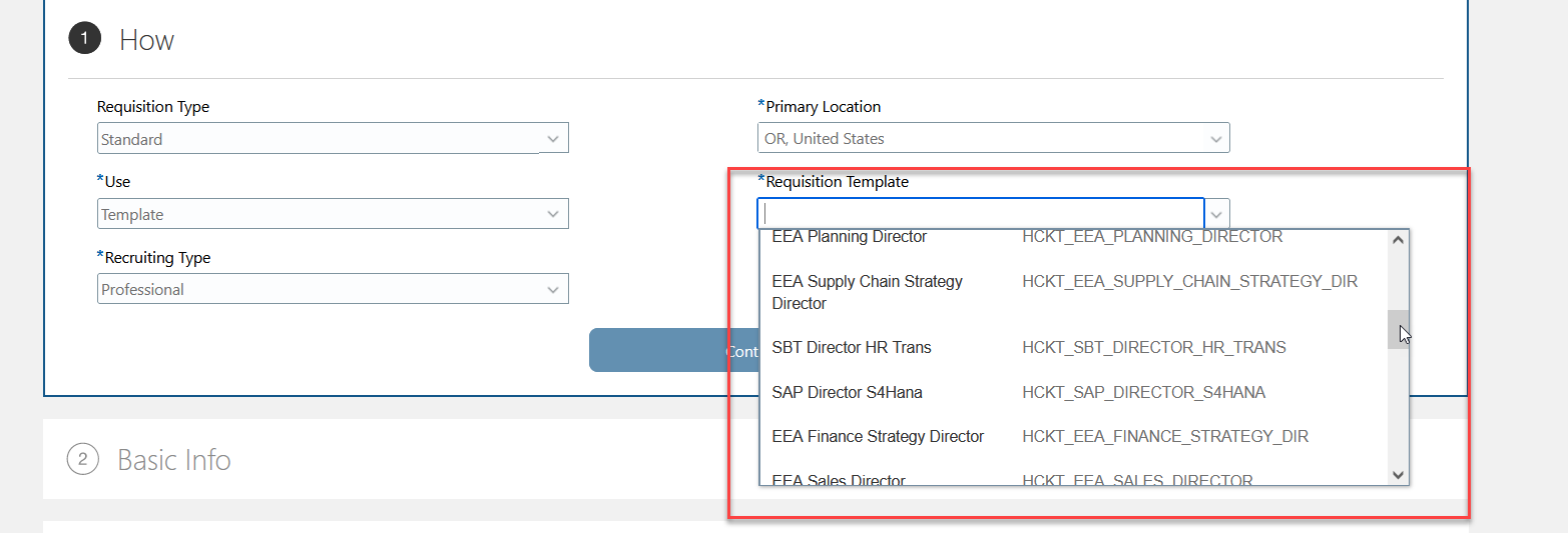 Requisition Menu How can we reorder Requisition Templates in drop down menu? โ Cloud ...