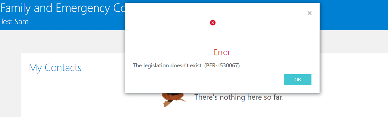 Pending Worker Adding Emergency Contact — Cloud Customer Connect