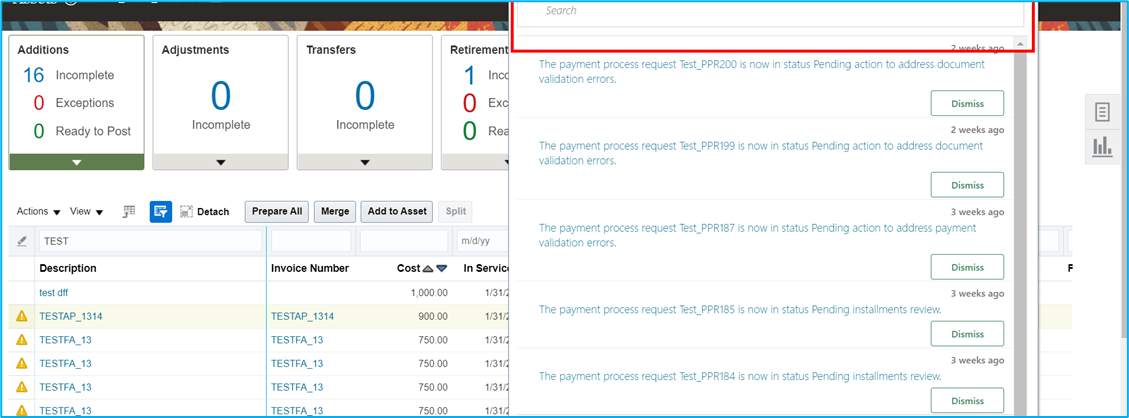 Routing Push Notification for Fixed Asset addition to Specific User ...