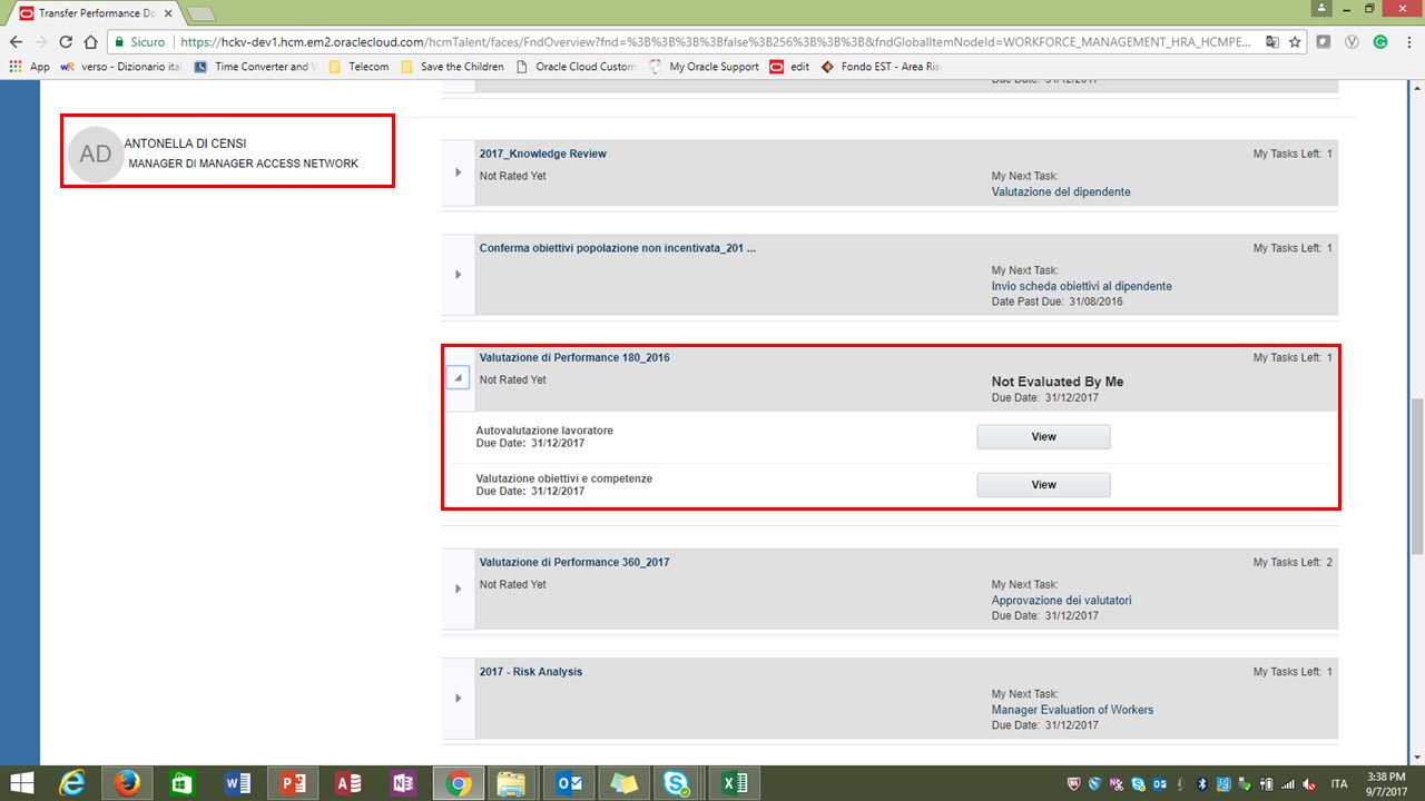 Transferred Performance Document Visibility — Cloud Customer Connect