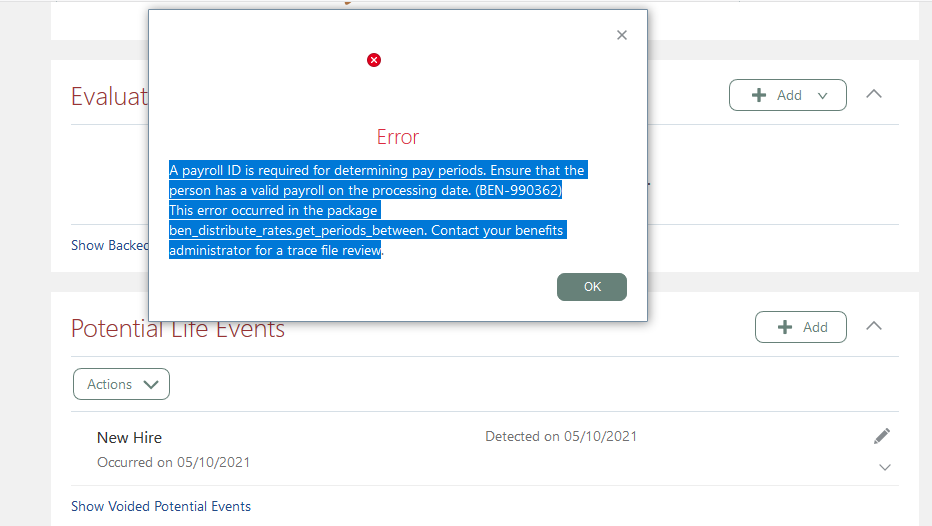 Evaluating event issue — Cloud Customer Connect