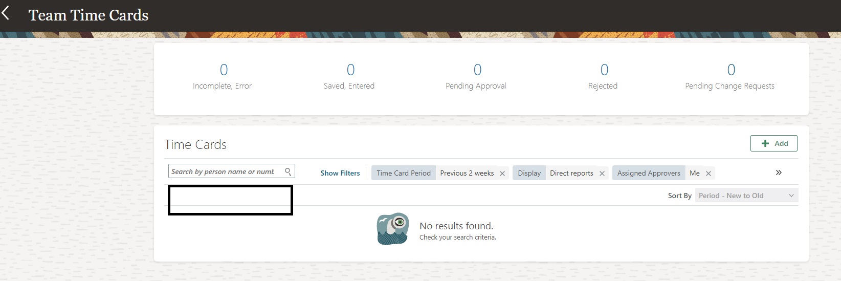 Actions button missing in team time cards - NUX page — Cloud Customer ...