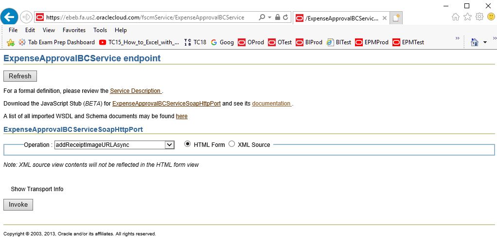 How Use ExpenseApproval Webservice to Change Status of Exp Reports ...