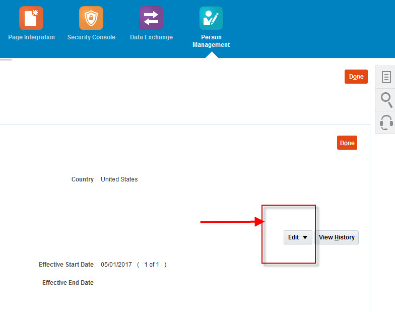 Edit Button is Missing on Manage Employment Page — Cloud Customer Connect