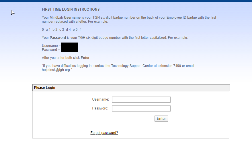 First Time Login — Cloud Customer Connect