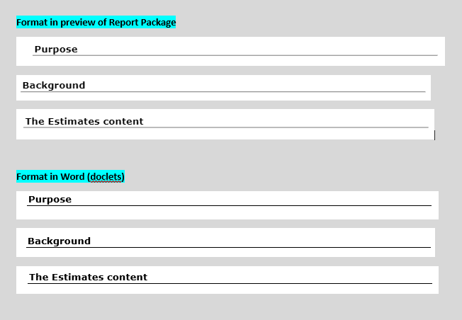 Format of border line and table is different between RP preview and ...