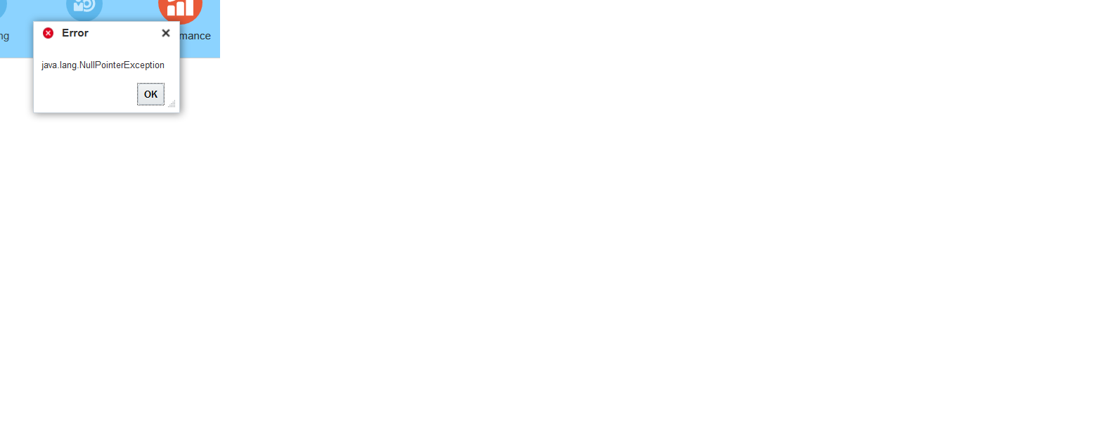 Performance Document First Approval error — Cloud Customer Connect