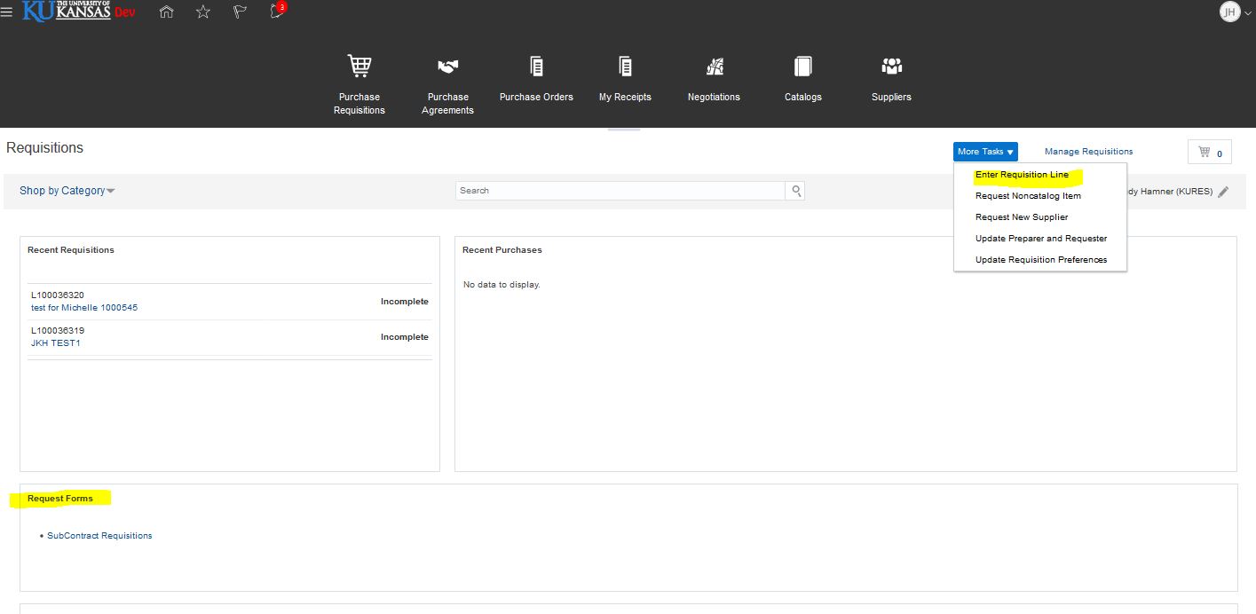 R13 Add Enter Requisition Line Task to Request Forms — Cloud Customer ...