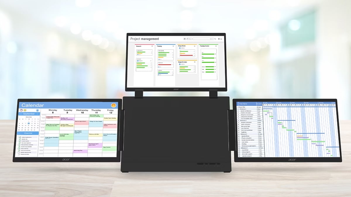 Acer PD163Q P3: A Triple-Screen Portable Monitor - Acer Corner