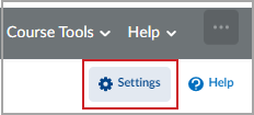 The Settings button.